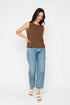 Keri-Sleeveless Woven Shell